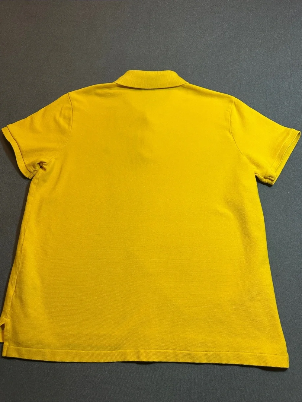 Polo Ralph Lauren Men’s XL Classic Fit Yellow Cotton Polo Shirt Blue Pony